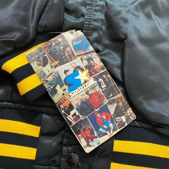 Vintage Pittsburgh Pirates STARTER Jacket Size Small MLB Baseball Satin Bomber - Picture 6 of 11